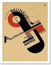 Póster para la exposición de la Bauhaus de 1923, de Joost Schmidt